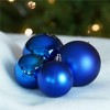 Northlight Shatterproof Christmas Ball Ornaments - 2.25" to 4" (100mm) - Lavish Blue - 50ct - 4 of 4