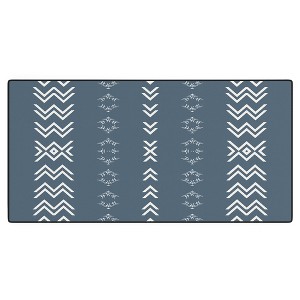 Sheila Wenzel-Ganny Minimal Blue Mudcloth Desk Mat - Deny Designs - 1 of 4