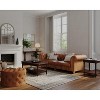 Pullman Traditional Rectangular Wooden Coffee Table in Antiqued Brown Finish - 3 of 4