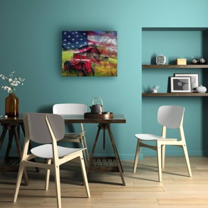 Trademark Fine Art Celebrate Life Gallery Stars and Stripes Forever Wood Slat Art - 1 of 4