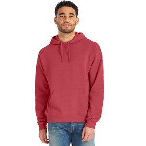 Hanes Men's Garment Dyed Fleece Hoodie - 1 of 4