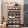 MaseiKar 8-Tier Shoe Rack, Shoe Shelf, Large Capacity Shoe Storage Organizer for 24 Pairs of Shoes, Front Door Entrance, Entryway, Hallway, Closet - 2 of 4