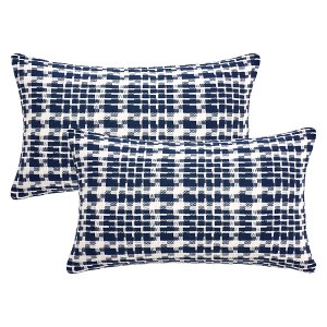 REGALWOVEN  Fade Resistant Decorative Weaving Style Soft Throw Pillow Covers 2 Pcs - 1 of 4