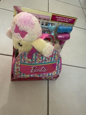 Barbie Salon Pet Adventure Stuffed Animal, Poodle With Themed Purse And 6  Accessories : Target