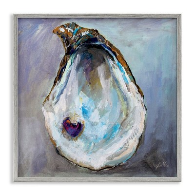 Stupell Industries Oyster Shell with Pearl, 12" x 12"
