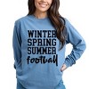 Simply Sage Market Winter Spring Summer Football Garment Dyed Long Sleeve - 2 of 4