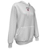 NBA Chicago Bulls Women's Long Sleeve Crusive Textured White Hooded Sweatshirt - 3 of 4