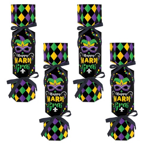 Big Dot of Happiness Colorful Mardi Gras Mask - Outdoor Masquerade