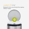 simplehuman Code G 200 Count, Genuine Custom Fit Liners, Drawstring Trash Bags in Dispenser Packs, 30-35 Liter / 8-9 Gallon, White - 3 of 4