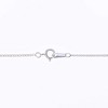 Dicksons Open Petal Cross Heart Silver Plated 18 inch Metal Chain Pendant Necklace - 3 of 3