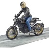 Bruder Scambler Ducati Cafe Racer with driver - 3 of 4