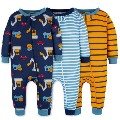 Gerber Baby & Toddler Boys' Snug Fit Footless Pajamas - 3-pack : Target