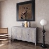 4 Door Accent Cabinet, Decorative Storage Cabinets with Adjustable Shelves - Maison Boucle - 3 of 4