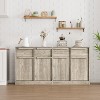 GAOMON 62.4" Sideboard Buffet Cabinet with 4 Drawers & 4 Doors,Large Coffee Cabinet with Storage, Storage Buffet Table for Home - 3 of 4