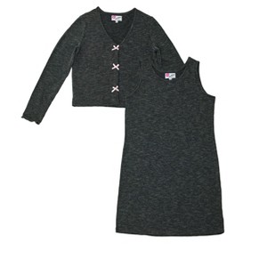 Luv Betsey Girls Dress with Matching Sweater - 1 of 3