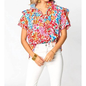 Women's Shauna Ruffle Shoulder Top - BUDDYLOVE - 1 of 4