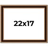 PosterPalooza | Weathered Gold Picture Frame - UV Acrylic, Backing Board, Hanging Hardware Included - 2 of 4