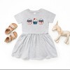 The Juniper Shop Patriotic Cupcakes Toddler Dress - 3 of 4