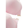 Women's Plus Size Smooth & Chic Front Close Cotton Push Up Bra - pink icing | CITY CHIC - 4 of 4