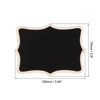 Unique Bargains Wood Smooth Surface Detachable Design Space Saving Mini Chalkboard - 2 of 4