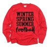 Simply Sage Market Winter Spring Summer Football Garment Dyed Long Sleeve - 2 of 4