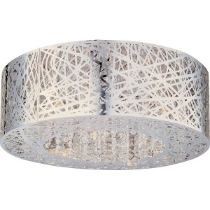 ET2 Lighting Inca 9 - Light Flush Mount in  Polished Chrome - 1 of 4