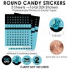 Big Dot of Happiness Two Cool - Boy - Blue 2nd Birthday Party Party Small Round Candy Stickers - Party Favor Labels - 324 Count - 3 of 4