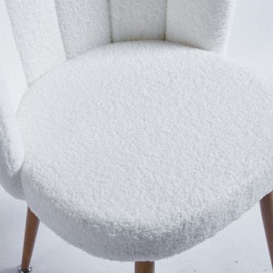 2-Pack Iron-Legged Dining Chairs with Cushioned Seats, Versatile for Any Room - 1 of 4