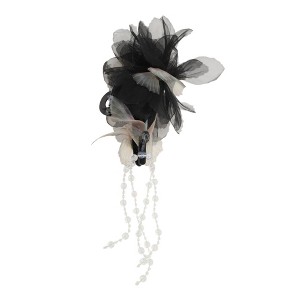 Unique Bargains Fashion Butterfly Tassel Hair Clips Hairdo Clip 1 Pc - 1 of 4