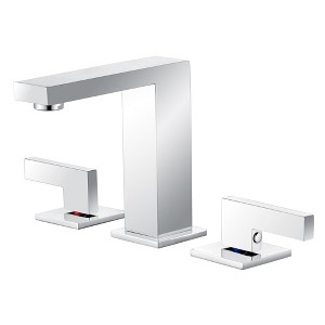 Sumerain Widespread Bathroom Faucet 8 Inch Faucet for Bathroom Sink, Chrome Modern Lavatory Faucet - 1 of 4