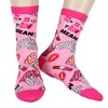 Mean Girls Women's We Wear Pink So Fetch 2 Pack Crew Socks - 3 of 4