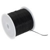 Unique Bargains Black Stretchy Elastic Crystal String Beading Thread Spool 50M - 2 of 4