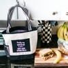 Pavilion Gift Company - Winter Fat - Insulated Canvas Lunch Tote - Handbags - 2 of 4