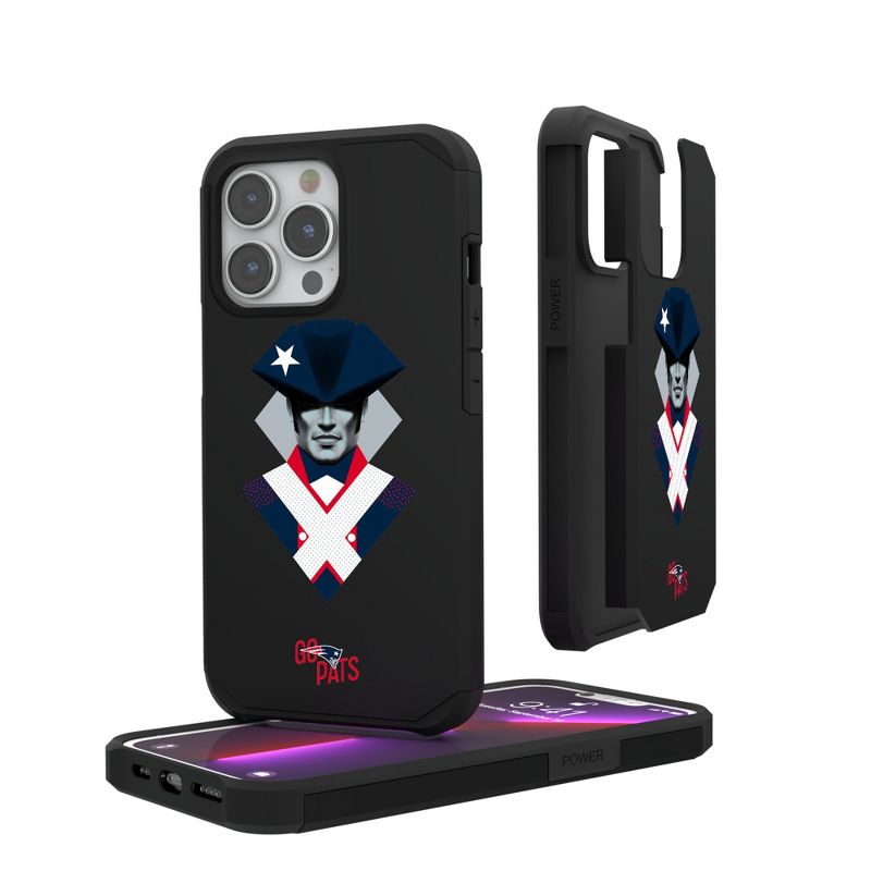 Keyscaper New England Patriots 2024 Illustrated Limited Edition Rugged Phone Case, 1 of 2