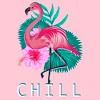 Girl's Lost Gods Flamingo Tropical Chill T-Shirt - 2 of 4