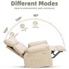27" Oversized Recliner Chairs with Heat and Massage - 360° Swivel Lazy Recliner Chair for Adults- Manual Rocking Chair - 4 of 4