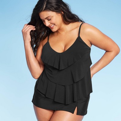 tiered bathing suit tops
