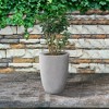 Rosemead Home & Garden Concrete Outdoor Planter Pot Cement Gray 13.78"x13.78"x18.11" - 3 of 4