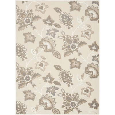 Nourison Aloha Floral Farmhouse Outdoor Rug