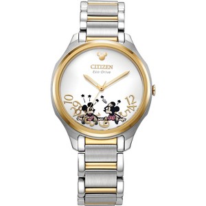Citizen Disney Eco-Drive watch featuring Mickey Mouse 2-hand 2Tone Stainless Steel Bracelet - 1 of 3