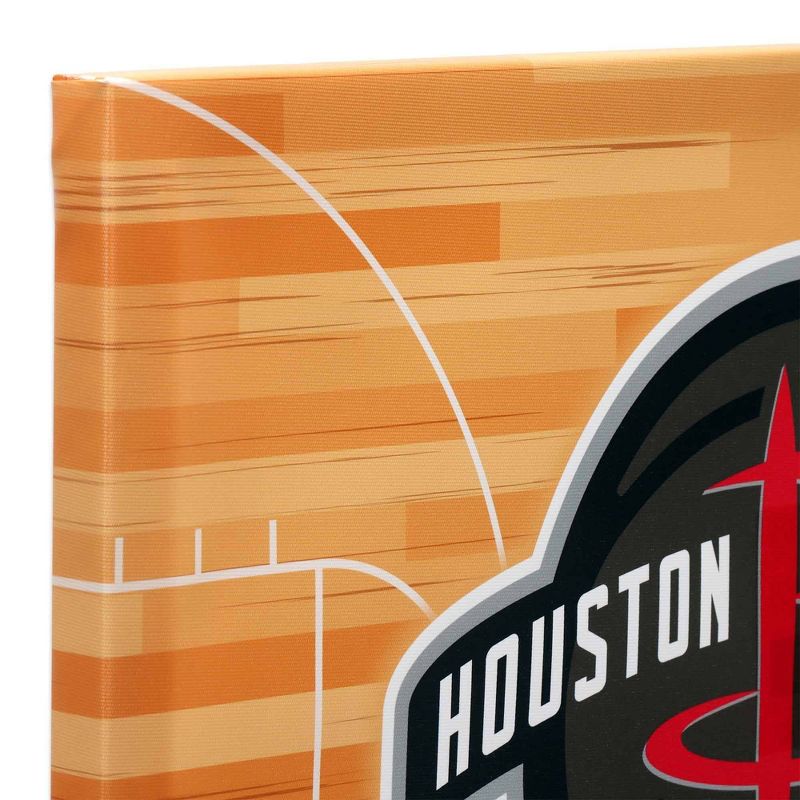 NBA Houston Rockets Court Canvas Wall Sign, 4 of 5