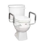 Carex Toilet Seat Elevator with Arms - Round