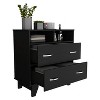 Bella Depot Dresser with 2 Drawers and Open Shelves - 4 of 4