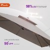 PURPLE LEAF Premium Patio Umbrella Classic SUNBRELLA Cantilever Umbrellas with Base 360 Degree Rotation for Garden Pool - 2 of 4