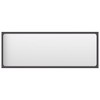 vidaXL Bathroom Mirror Gray 39.4"x0.6"x14.6" Engineered Wood - 2 of 4