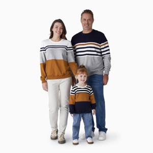 PATPAT Family Matching Outfits Sweatshirt Crewneck Long Sleeve Lightweight Pullover Fall Causal - 1 of 4