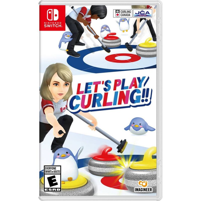 Let&#39;s Play Curling - Nintendo Switch: Family-Friendly Multiplayer Sports Game, Physical Edition, 1 of 8
