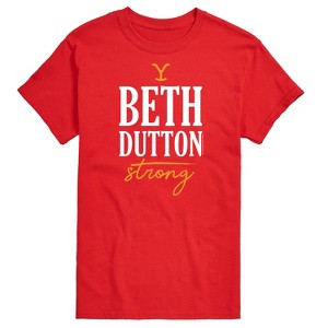 Men's - Yellowstone - Beth Dutton Strong Short Sleeve Graphic T-Shirt - 1 of 4