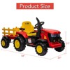 Garvee 12V Kids Ride on Tractor with Remote Control, Tractor with Trailer,Music, 3-Gear-Shift, Safety Belt,for Boys Girls - 3 of 4