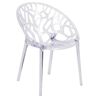 Flash Furniture Specter Series Transparent Stacking Side Chair